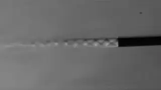 高速摄像机成功捕捉1马赫超音速喷射气流马赫环结构