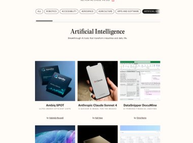 《时代》发布2025年度最佳发明榜单，AI大模型消费电子引领科技创新潮流