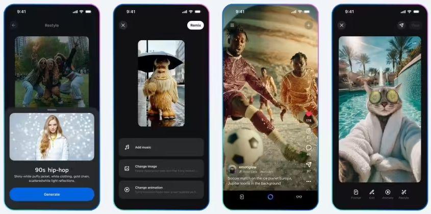 b4a731b2j00t3a4bj001od000nh00bop Meta 推出 Vibes 短视频应用,平台所有内容均为 AI 生成