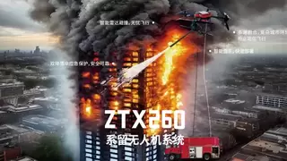 无人机高空灭火技术实现150米作业突破，填补国内高层消防装备空白