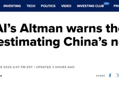 OpenAI CEO警告美国低估中国AI进展，质疑出口管制有效性