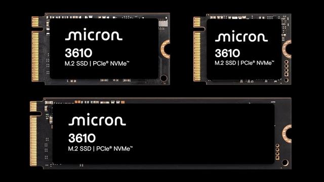 美光发布全球首款PCIe Gen5 QLC固态硬盘 3610系列重塑PC存储性能标准