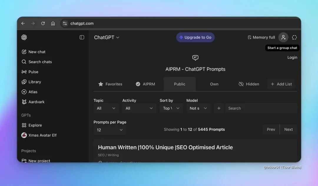 OpenAI 正测试 ChatGPT 群聊功能，支持文件上传与图像生成