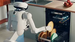 LG发布CLOiD家用机器人，能叠衣取物还能做家务