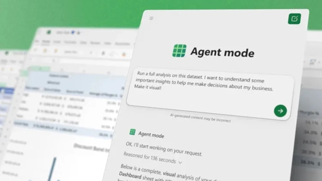 微软Office推出智能体模式新功能，AI助手可自动生成复杂文档表格