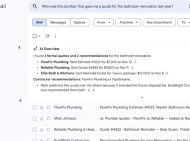 Gmail上线AI新功能，提升邮件处理效率
