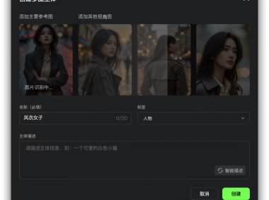 快手可灵 O1 主体库上线：只要有多角度参考图就能让 AI“记住”主角