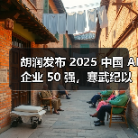 胡润发布 2025 中国 AI 企业 50 强,寒武纪以 6300 亿元价值居首(图4) 胡润发布 2025 中国 AI 企业 50 强,寒武纪以 6300 亿元价值居首(图4)