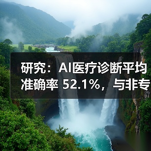 研究:AI医疗诊断平均准确率 52.1%,与非专家医生相当(图3) 研究:AI医疗诊断平均准确率 52.1%,与非专家医生相当(图3)