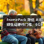 FramePack 降低 AI视频生成硬件门槛，6GB 显存即可生成 60 秒视频