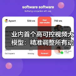 业内首个高可控视频大模型:精准调整所有动作行为(图4) 业内首个高可控视频大模型:精准调整所有动作行为(图4)