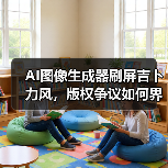 AI图像生成器刷屏吉卜力风，版权争议如何界定？（图1）