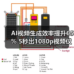 AI视频生成效率提升65% 5秒出1080p视频仅需1分钟(图4) AI视频生成效率提升65% 5秒出1080p视频仅需1分钟(图4)