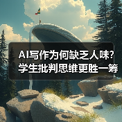 AI写作为何缺乏人味?学生批判思维更胜一筹(图3) AI写作为何缺乏人味?学生批判思维更胜一筹(图3)