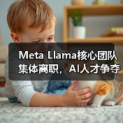 Meta Llama核心团队集体离职，AI人才争夺战升级？（图1）