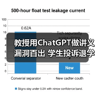 教授用ChatGPT做讲义漏洞百出 学生投诉退学费遭驳回