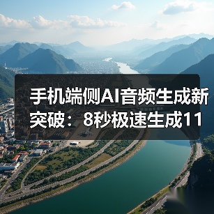 手机端侧AI音频生成新突破：8秒极速生成11秒音频
