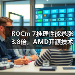 ROCm 7推理性能暴涨3.8倍,AMD开源技术如何颠覆AI开发?(图4) ROCm 7推理性能暴涨3.8倍,AMD开源技术如何颠覆AI开发?(图4)