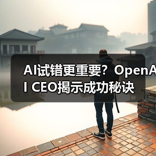 AI试错更重要?OpenAI CEO揭示成功秘诀(图1) AI试错更重要?OpenAI CEO揭示成功秘诀(图1)