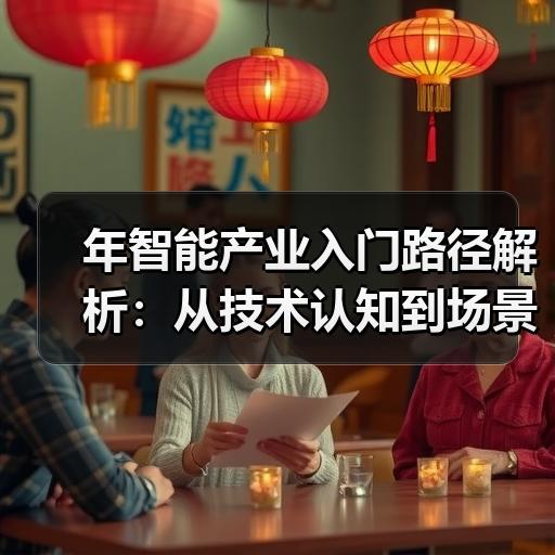 年智能产业入门路径解析：从技术认知到场景落地