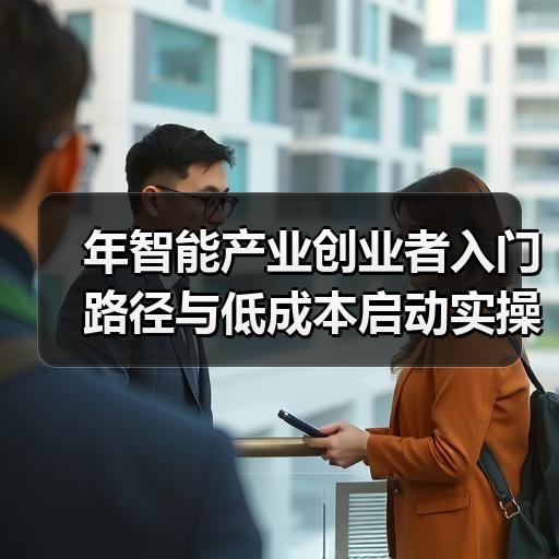 年智能产业创业者入门路径与低成本启动实操经验